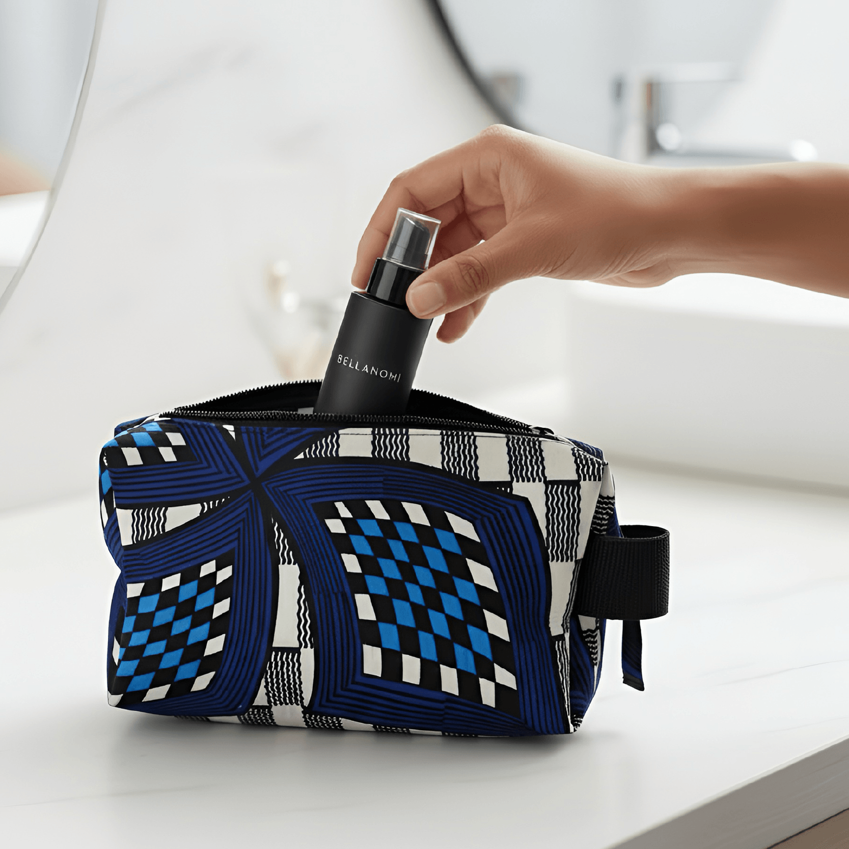 Handcrafted African Print Beauty Bag