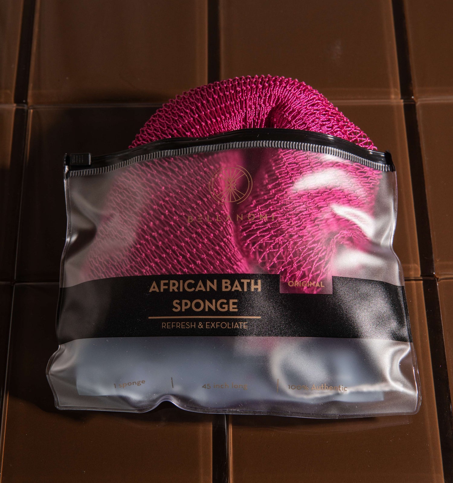 African Exfoliating Net Sponge 45 Inch Long