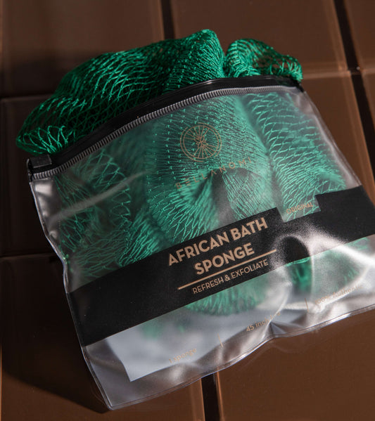 African Exfoliating Net Sponge 45" Long