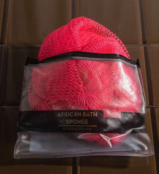 African Exfoliating Net Sponge 45" Long