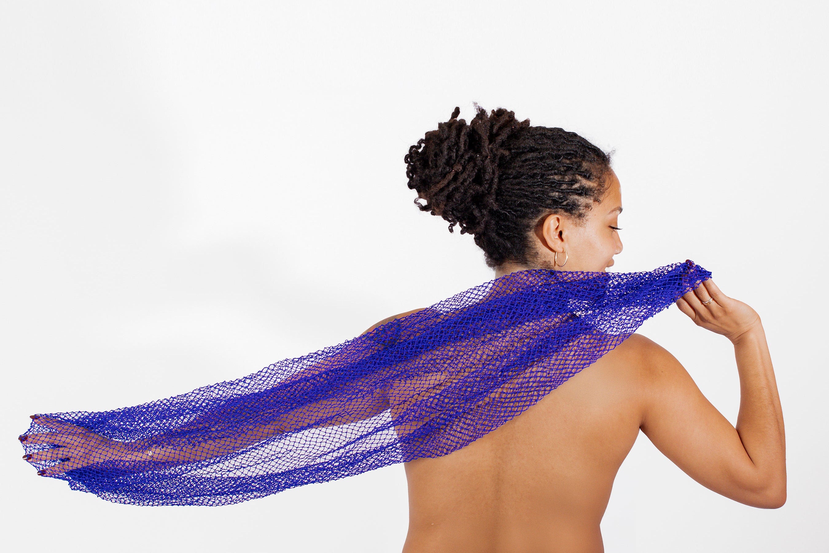 Authentic African Exfoliating Net Sponge Firm Texture by Bellanomi