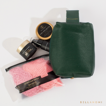 Bellanomi Face &amp; Body Exfoliating Net Sponge Duo - Cupid Rose Pink