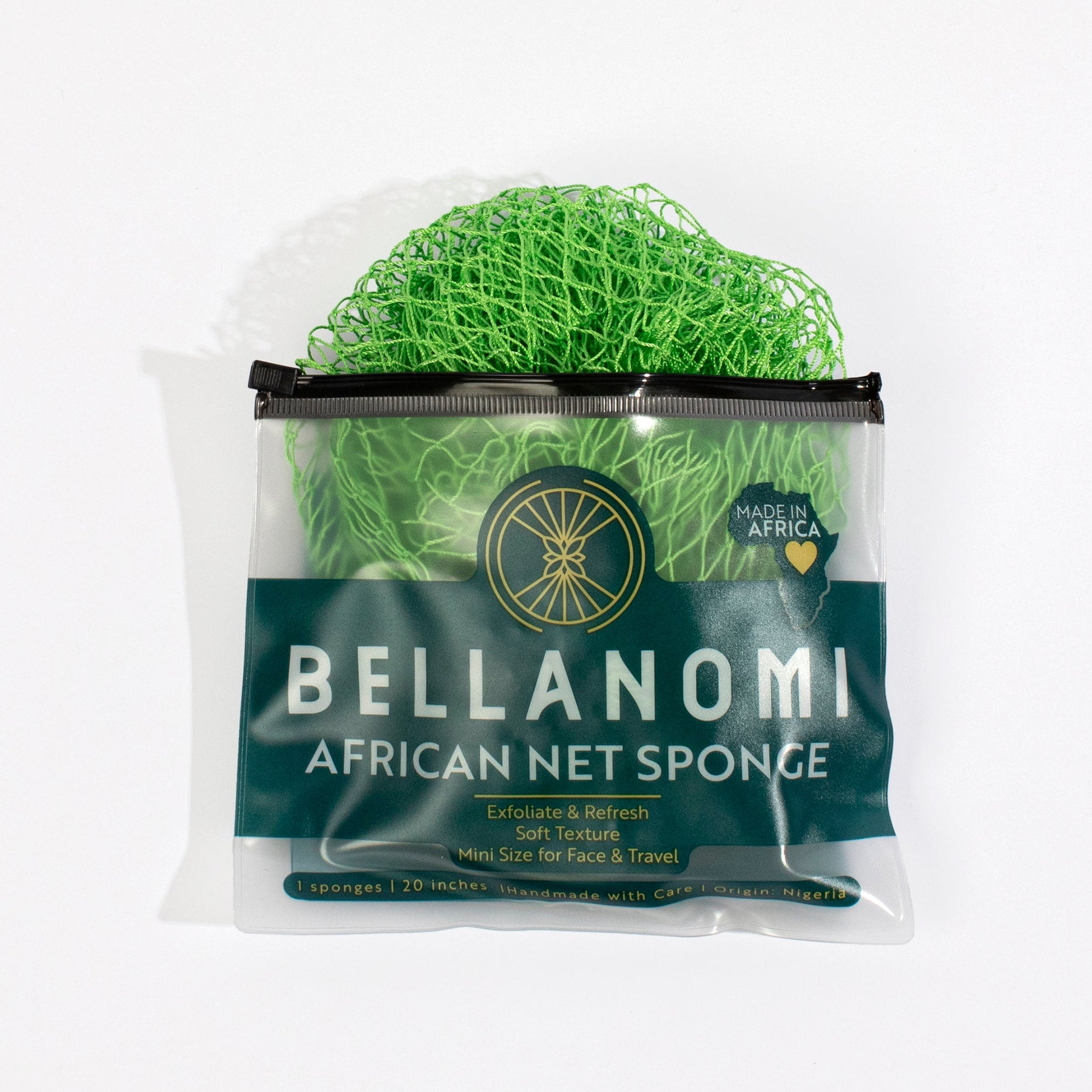 Bellanomi Mini Net Sponge Green Apple