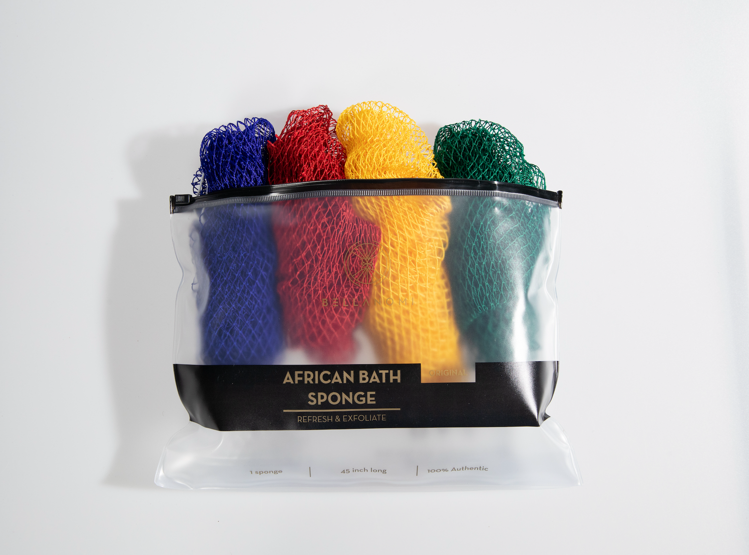 4-Piece African Exfoliating Net Sponge Set