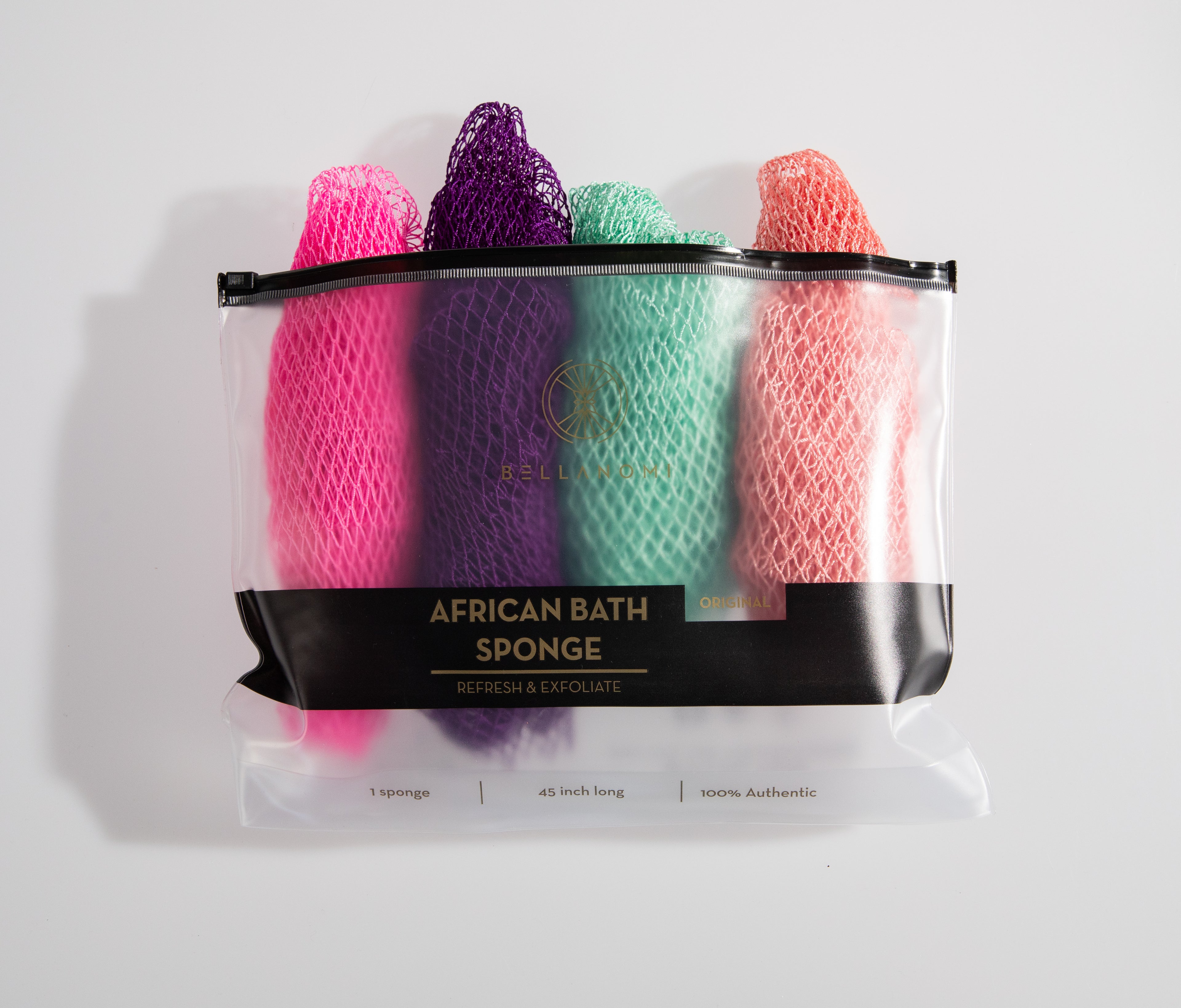 4-Piece African Exfoliating Net Sponge Set