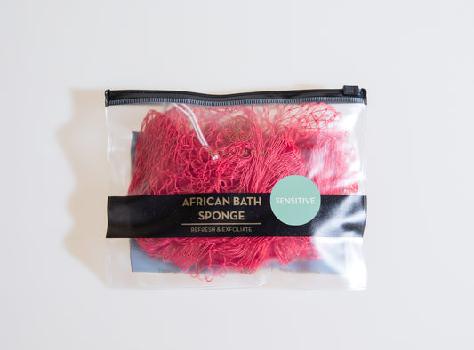 African Exfoliating Net Sponge (FOR SENSITIVE SKIN) 45" Long