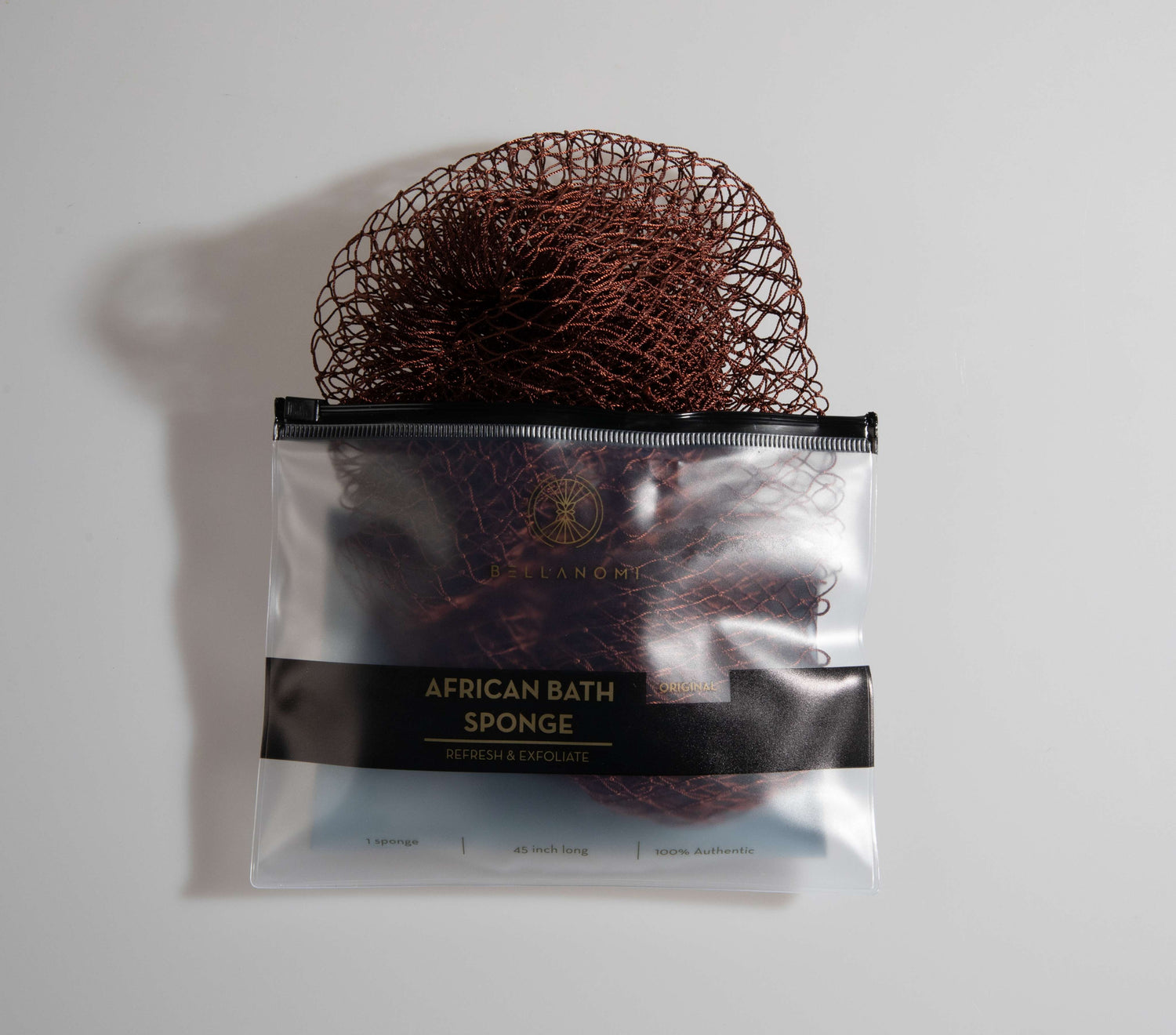 African Exfoliating Net Sponge (FOR SENSITIVE SKIN) 45&quot; Long