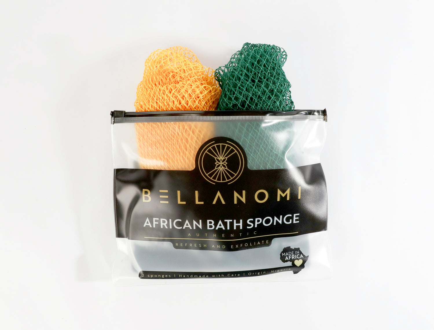 2-Pack African Exfoliating Net Sponge