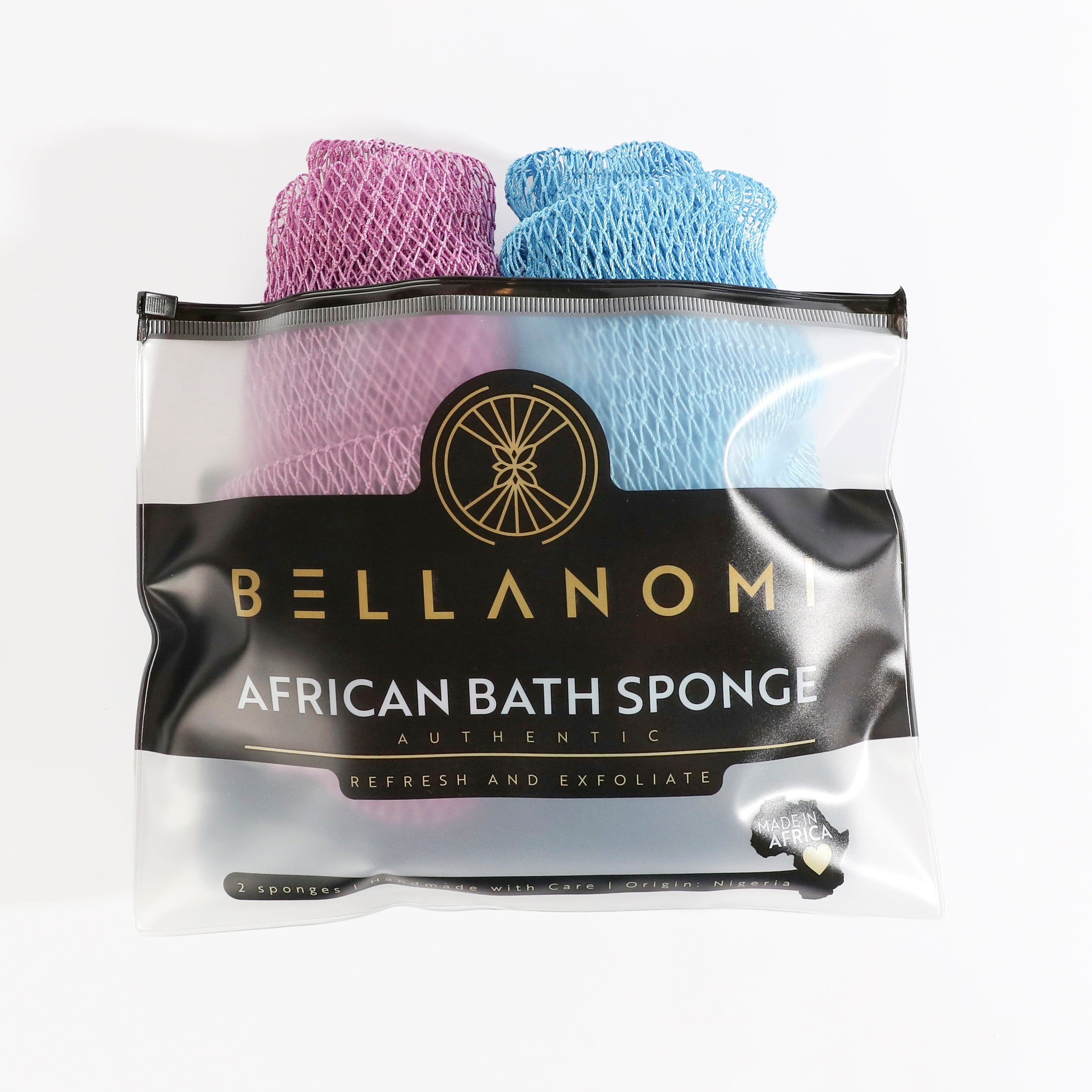2-Pack African Exfoliating Net Sponge
