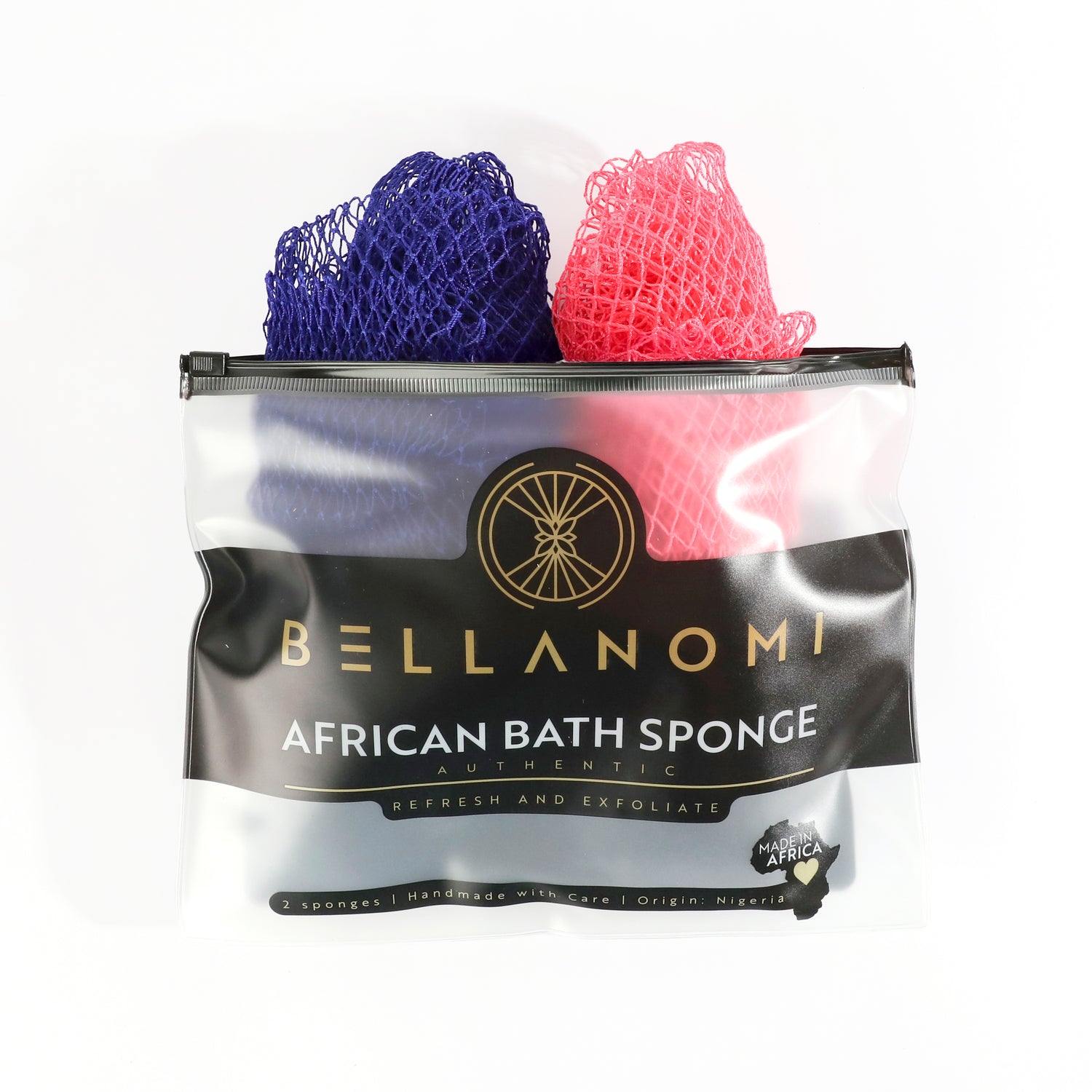 2-Pack African Exfoliating Net Sponge Classic