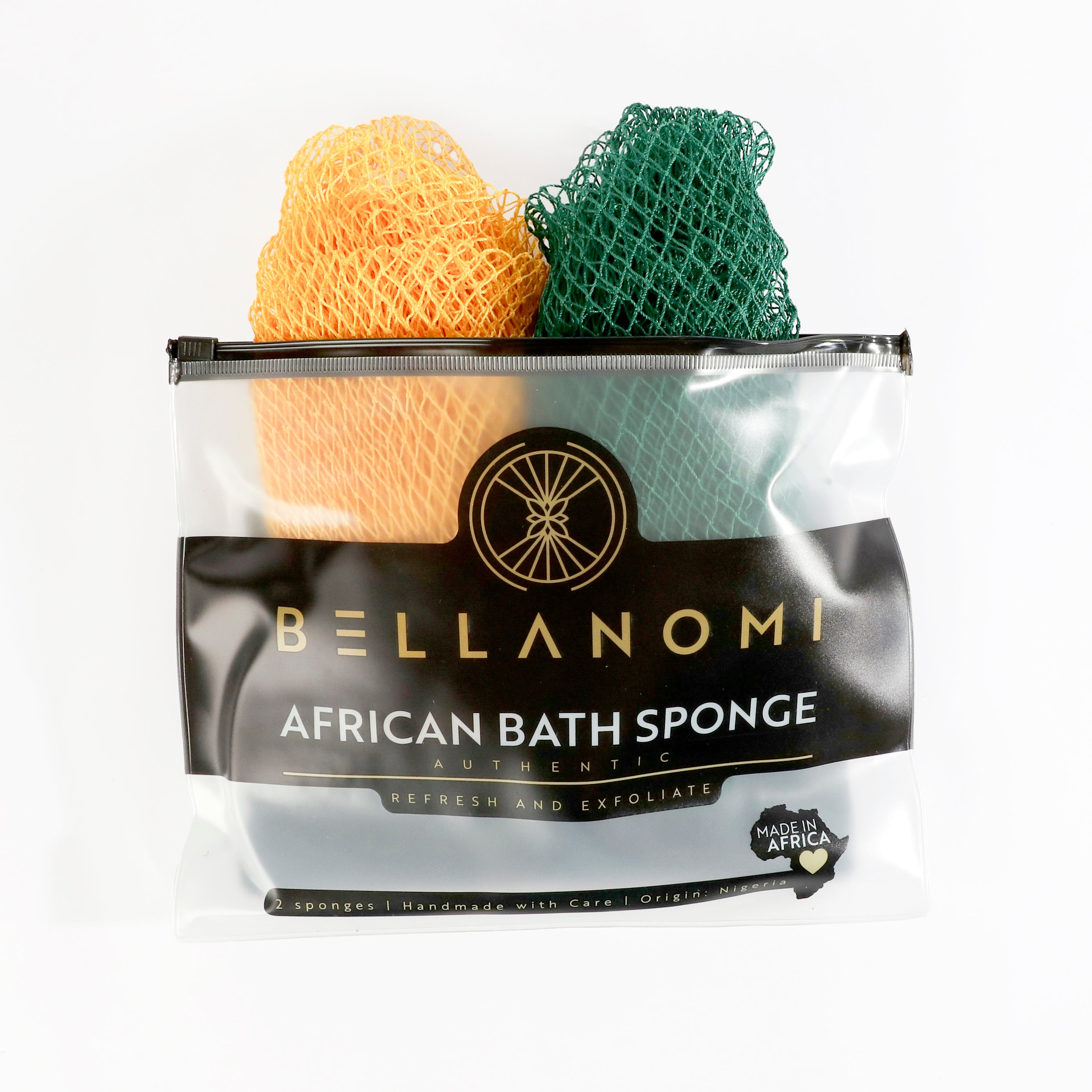 2-Pack African Exfoliating Net Sponge Classic
