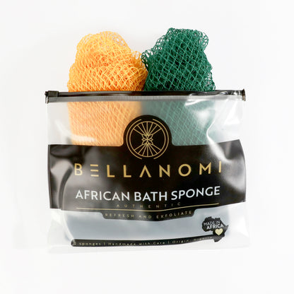2-Pack African Exfoliating Net Sponge Classic