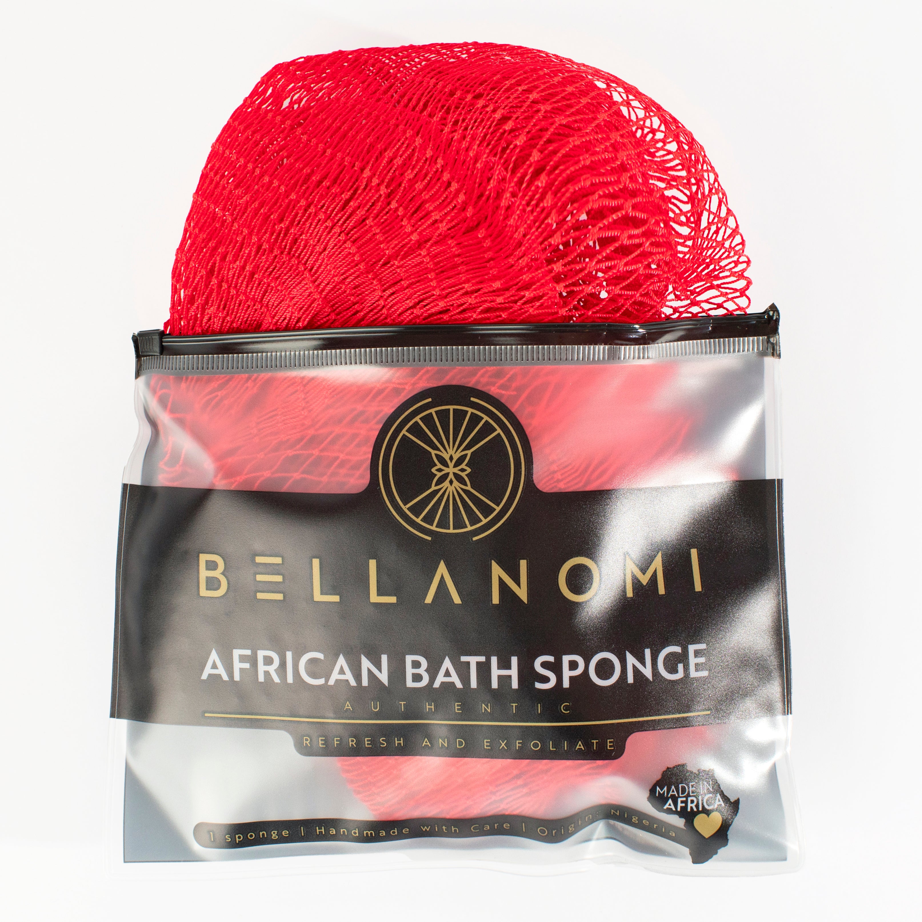 5-Pack African Exfoliating Net Sponges Cupid Box