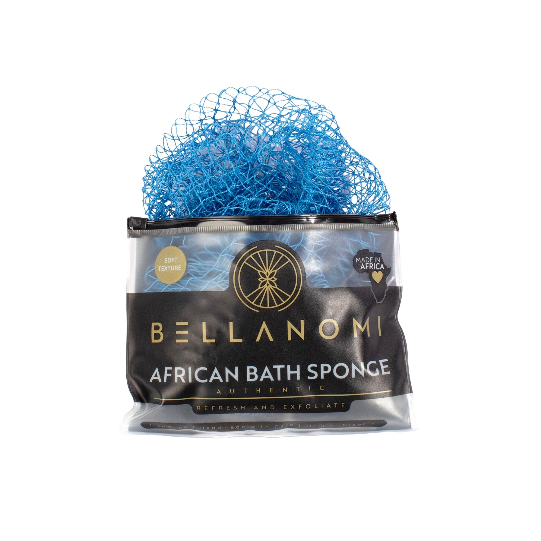 Bellanomi baby blue net sponge soft texture for sensitive skin