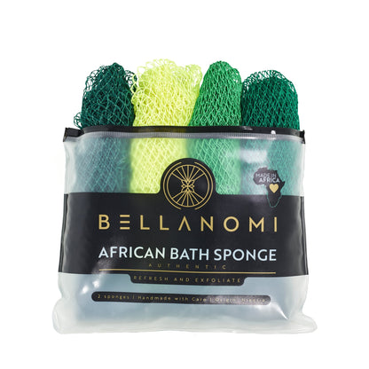 4-Pack African Exfoliating Net Sponge Classic