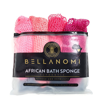 4-Pack African Exfoliating Net Sponge Classic