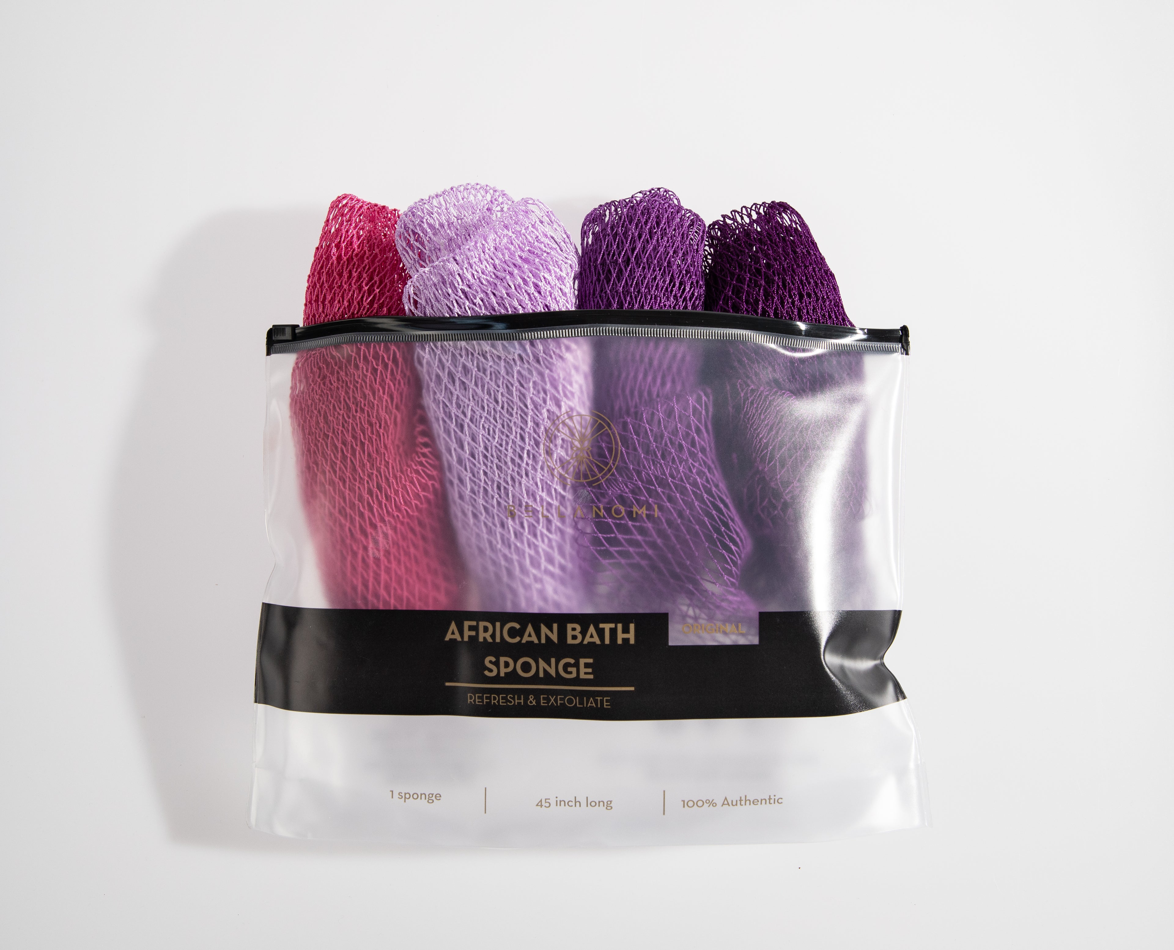 4-Piece African Exfoliating Net Sponge Set