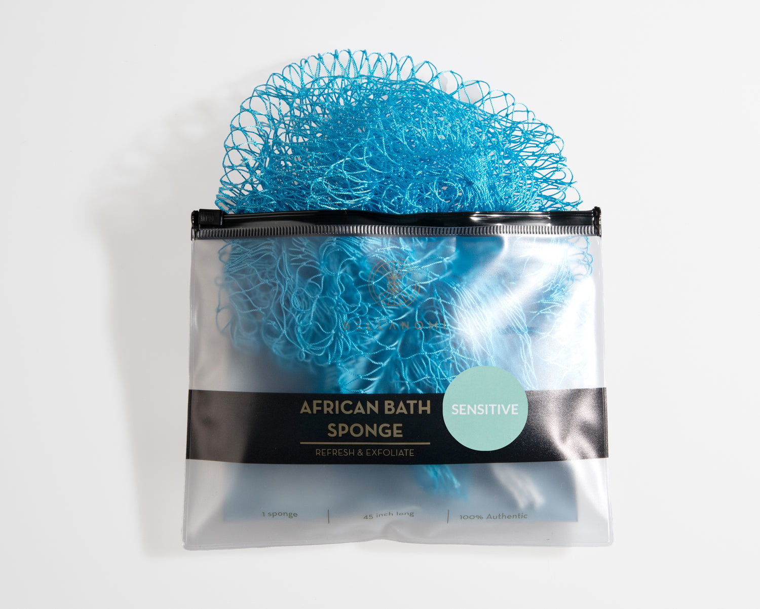 African Exfoliating Net Sponge (FOR SENSITIVE SKIN) 45&quot; Long