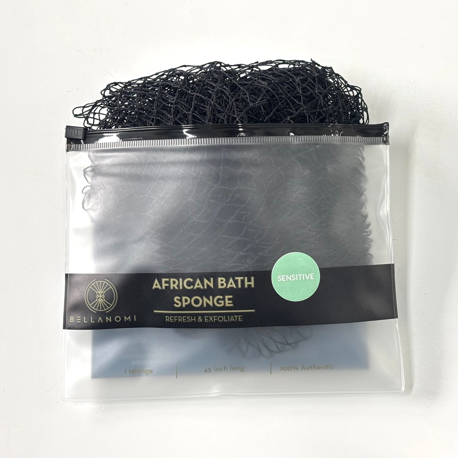 African Exfoliating Net Sponge (FOR SENSITIVE SKIN) 45&quot; Long