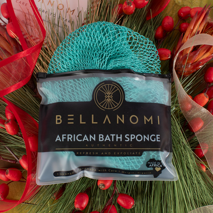 10-Pack African Exfoliating Net Sponges Holiday Box